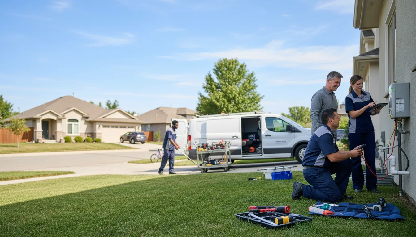 Tankless water heater service in Circle Pines, MN